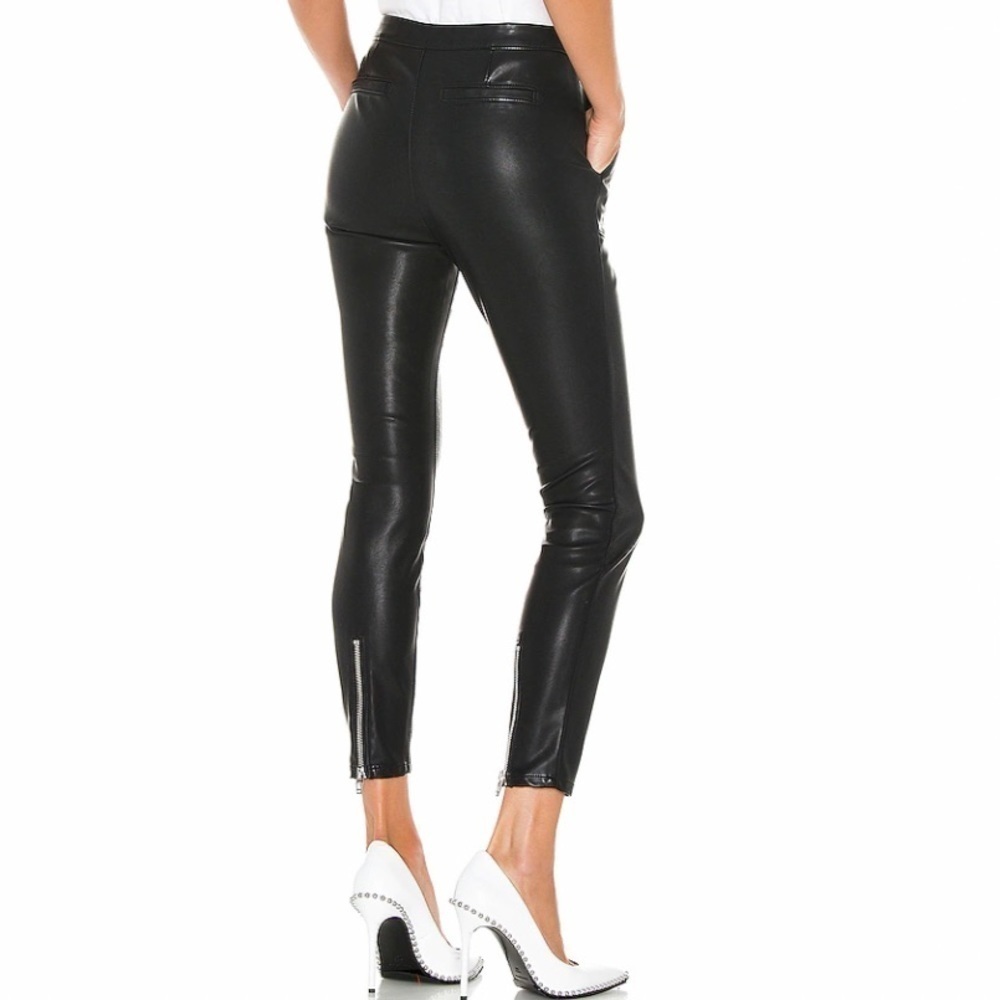NWT BlankNYC The Bond Faux Leather Zip Pants Black